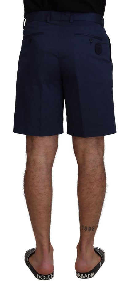  - Elegant Blue Chino Shorts – Regular Fit