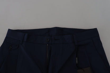  - Elegant Blue Chino Shorts – Regular Fit