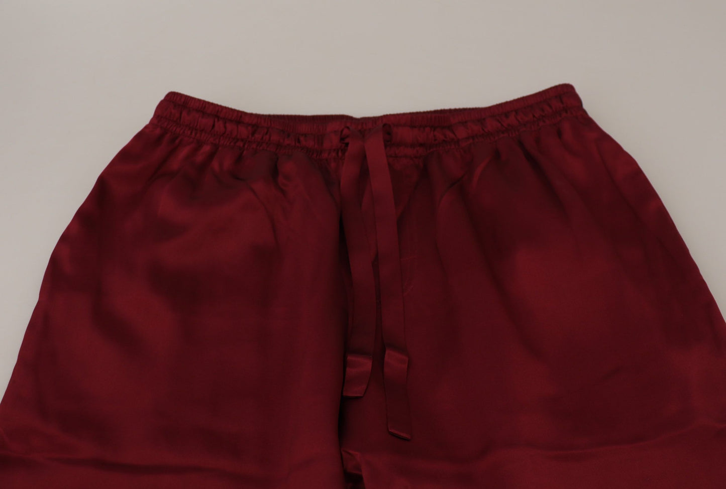  - Silk Lounge Pants in Bordeaux