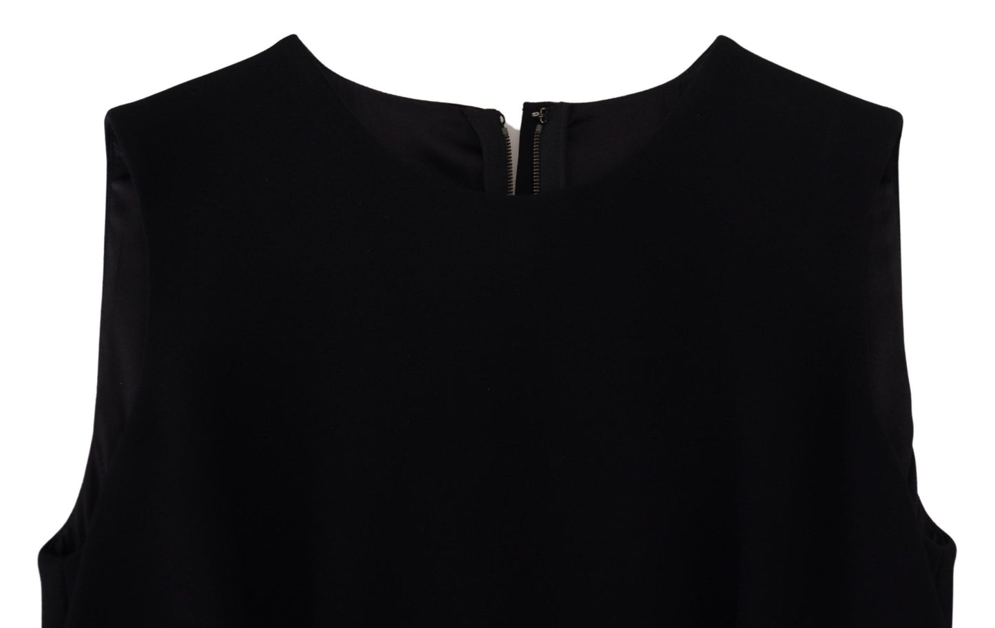 - Elegant Fit and Flare Black Sheath Dress