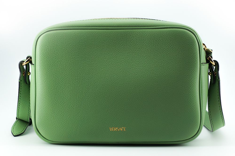  - Elegant Mint Green Leather Camera Case Bag