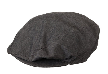  - Elegant Gray Newsboy Hat