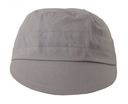  - Elegant Gray Newsboy Cap - Classic Accessory