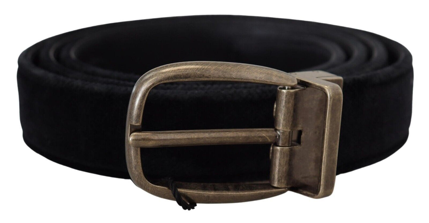  - Elegant Black Leather Belt