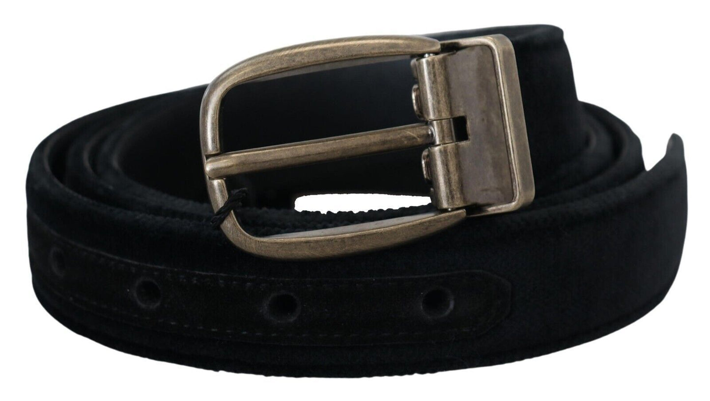  - Elegant Black Leather Belt