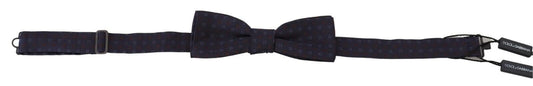  - Elegant Silk Patterned Bow Tie