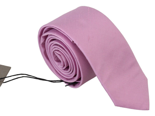  - Elegant Silk Men's Tie in Pink