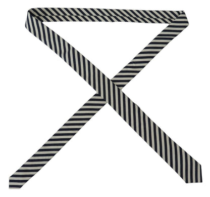  - Elegant Italian Striped Bow Tie