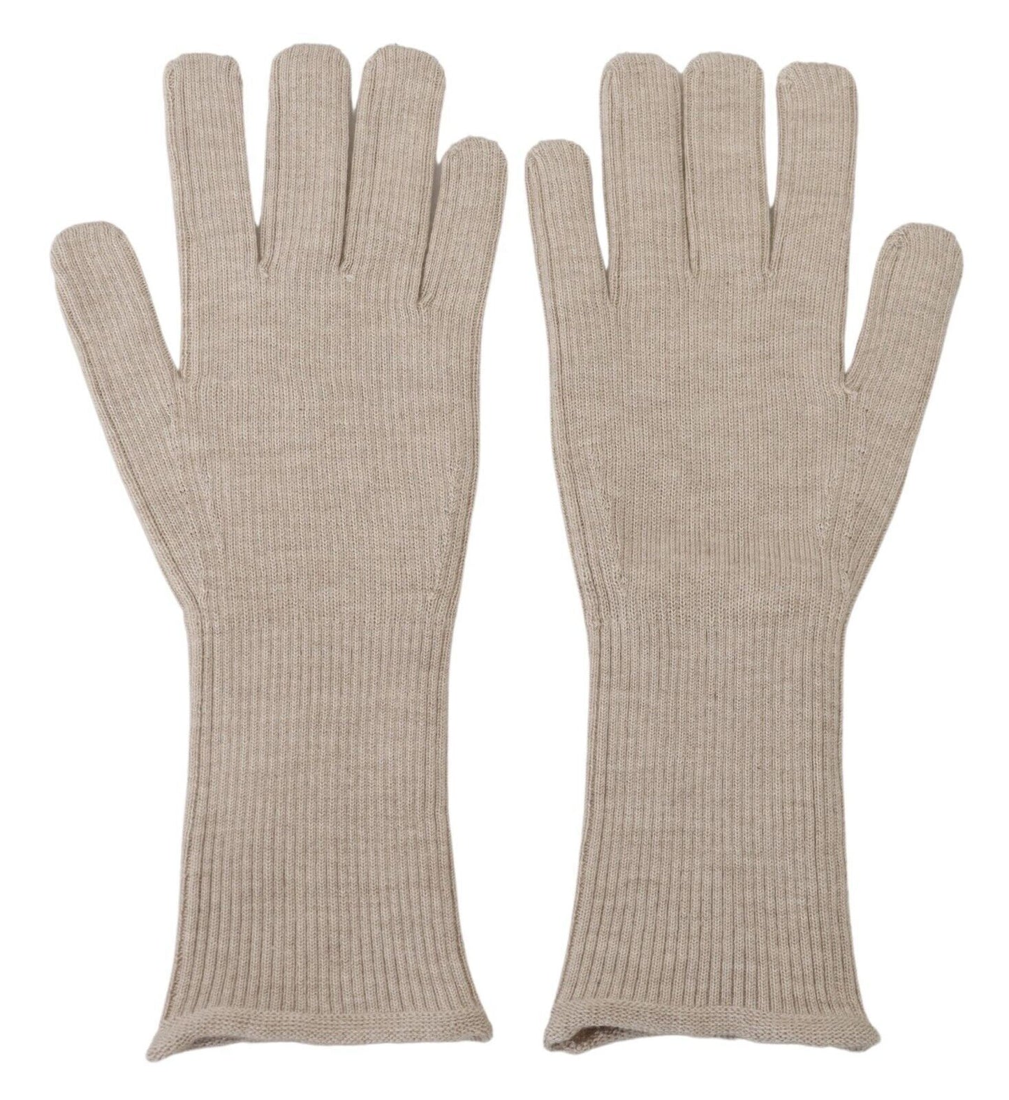  - Elegant Ivory Cashmere-Silk Blend Gloves