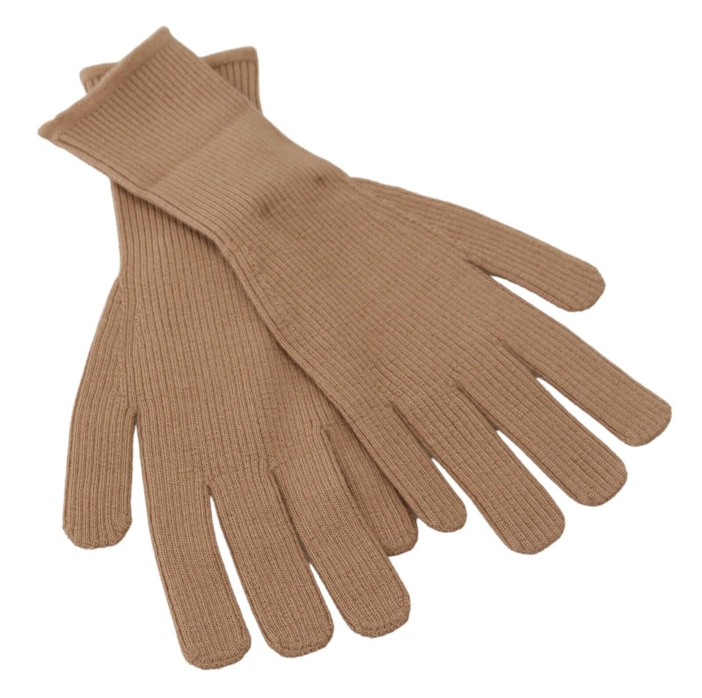  - Beige Cashmere Winter Gloves