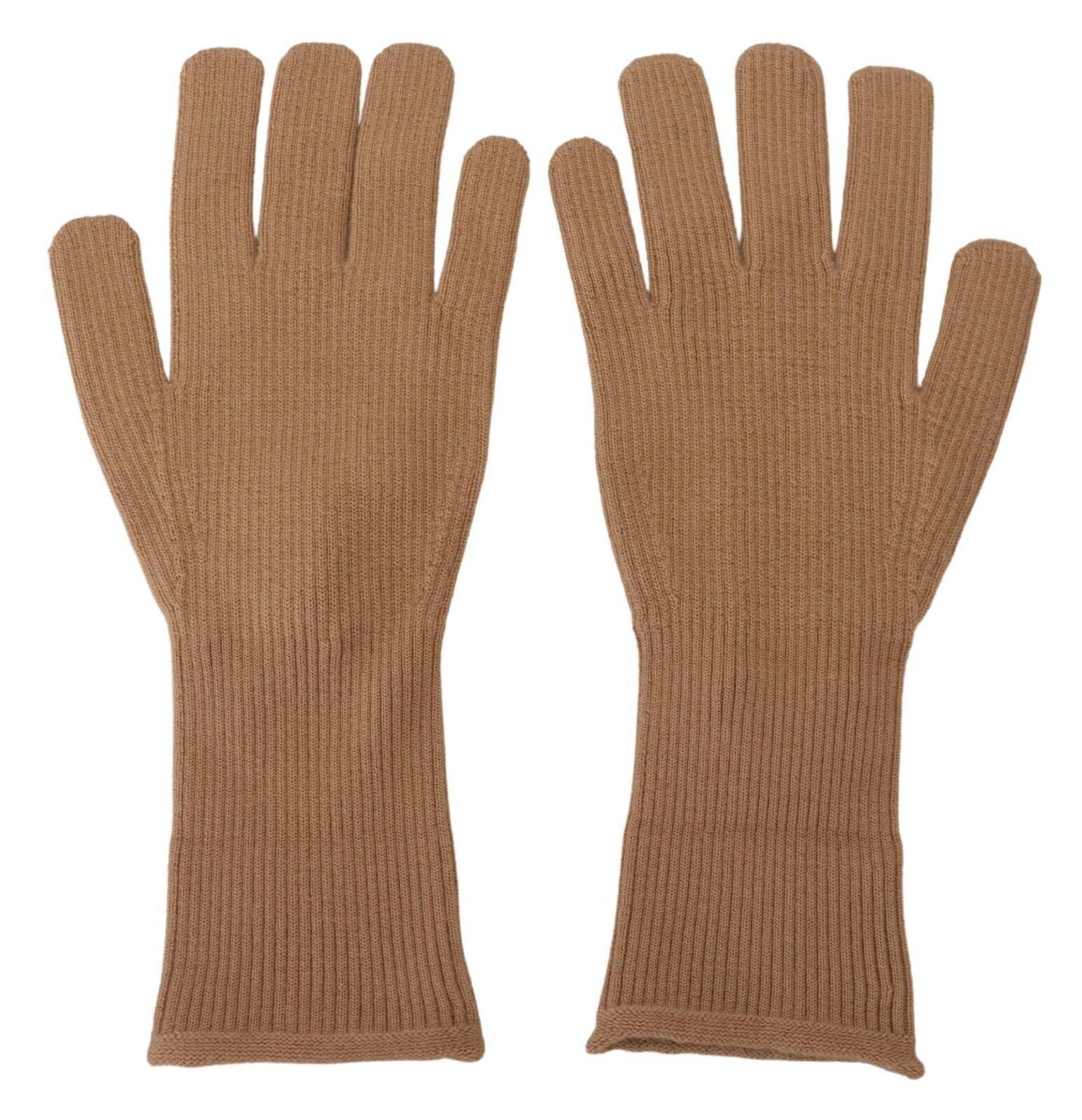 Beige Cashmere Winter Gloves