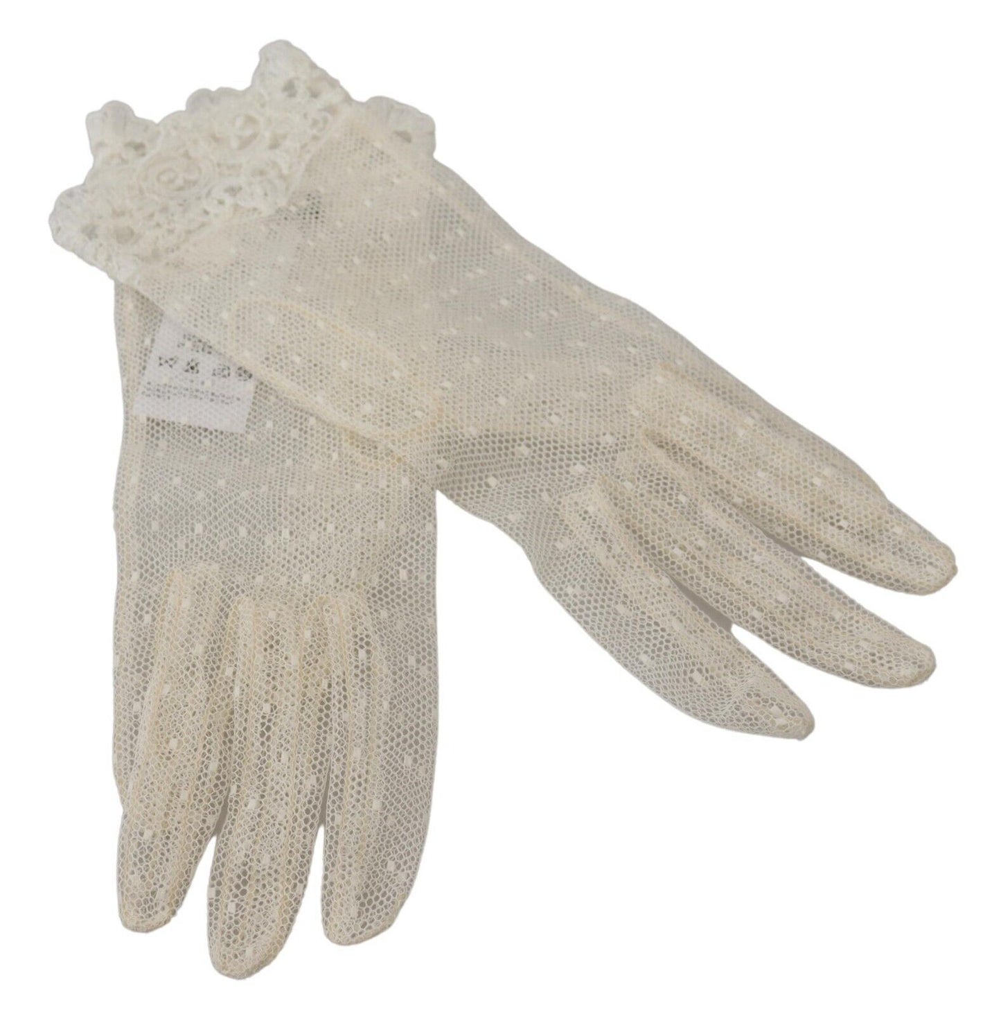  - Chic White Wrist Length Gloves