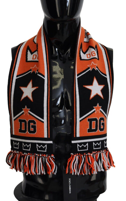  - Elegant Multicolor Wool-Cashmere Men's Scarf