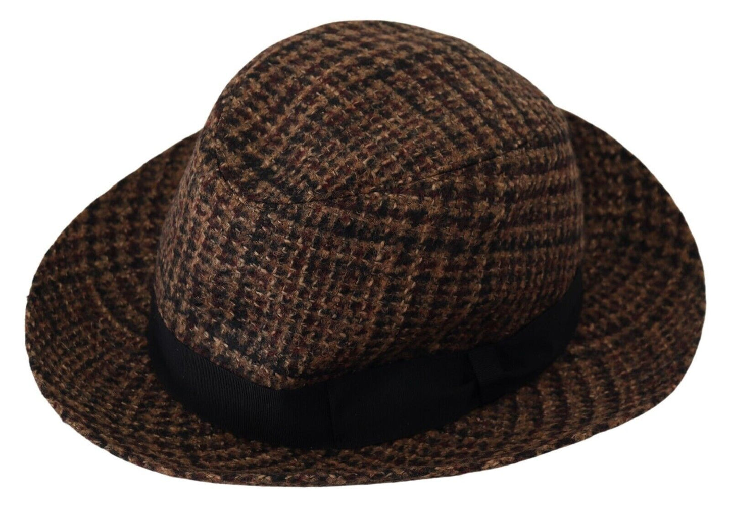  - Elegant Brown Fedora Hat - Winter Chic Accessory