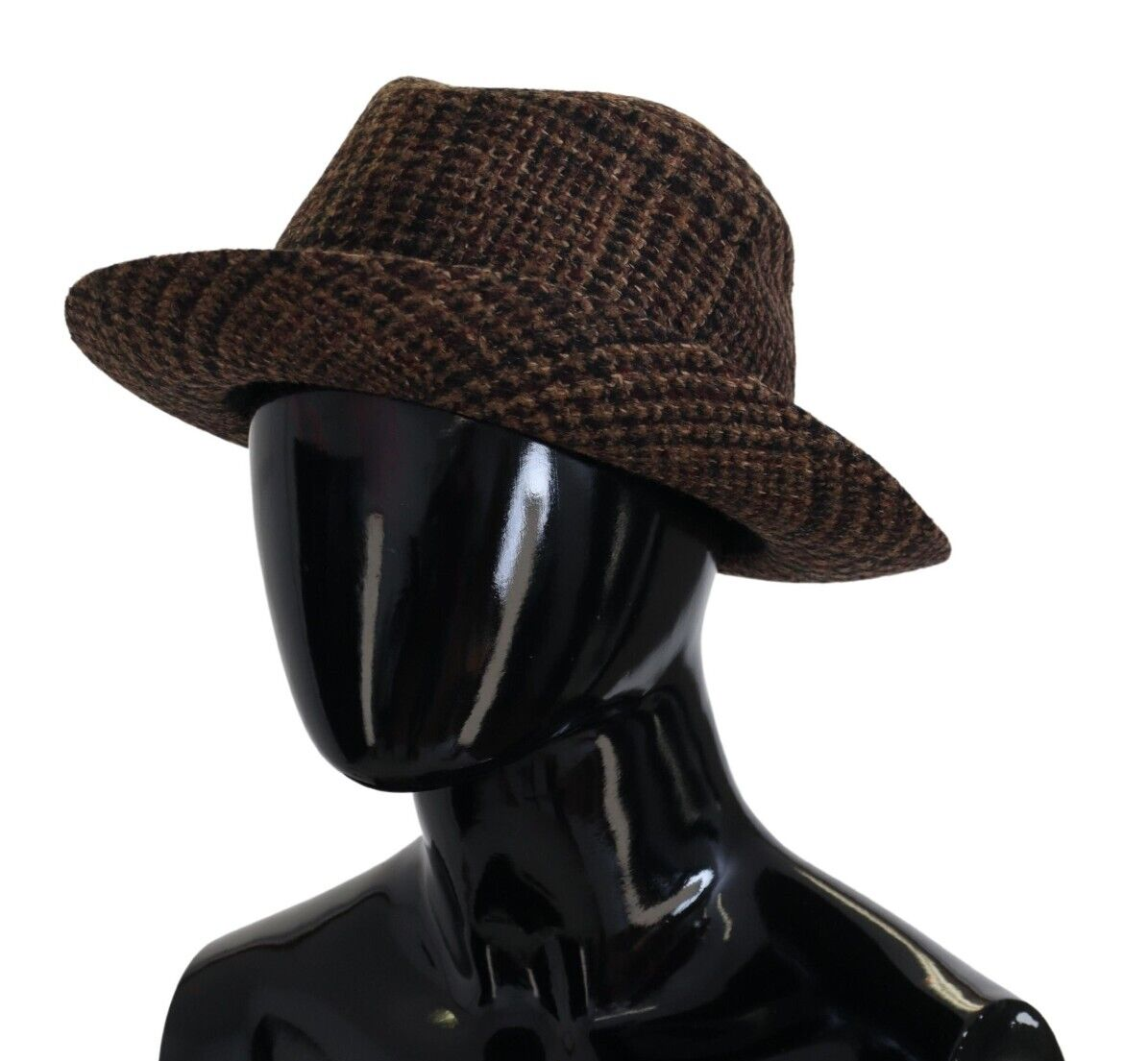  - Elegant Brown Fedora Hat - Winter Chic Accessory