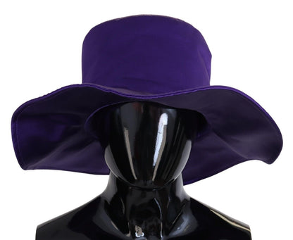  - Elegant Purple Silk Top Hat