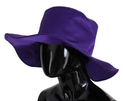  - Elegant Purple Silk Top Hat