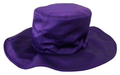  - Elegant Purple Silk Top Hat