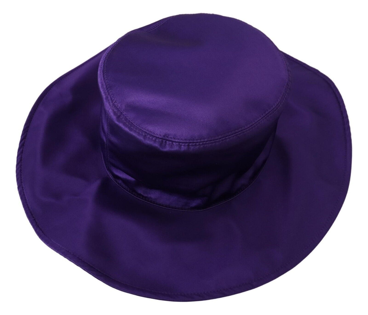  - Elegant Purple Silk Top Hat