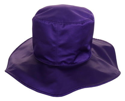  - Elegant Purple Silk Top Hat