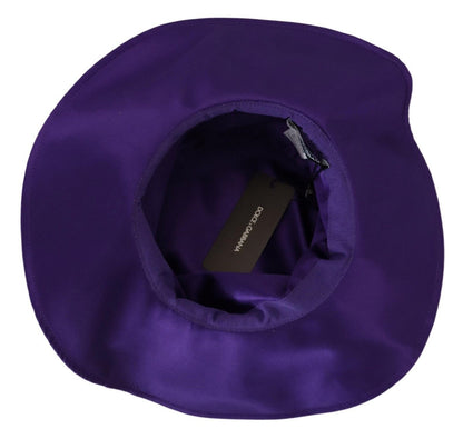  - Elegant Purple Silk Top Hat