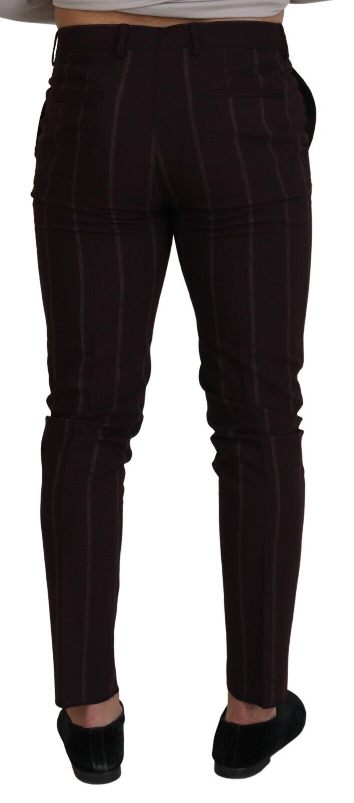  - Elegant Brown Wool Blend Trousers