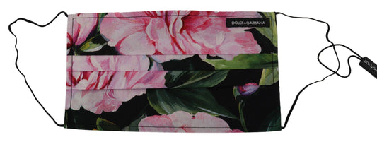 Chic Floral Cotton Face Mask by Dolce & Gabbana
