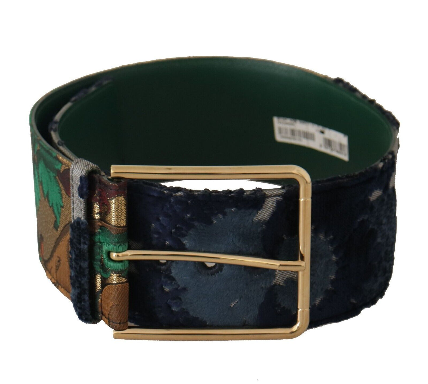  - Elegant Leather Belt with Engraved Buckle