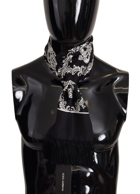  - Regal Crown Silk Men's Scarf