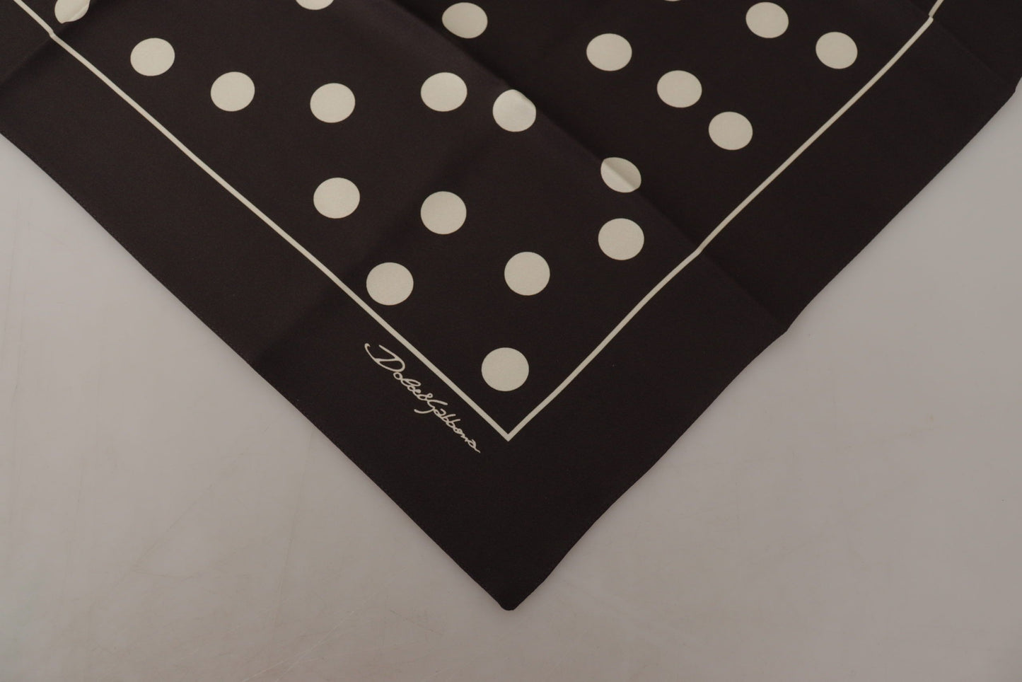  - Elegant Silk Polka Dot Men's Scarf