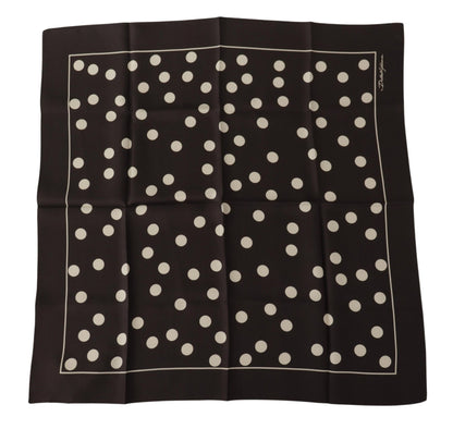  - Elegant Silk Polka Dot Men's Scarf