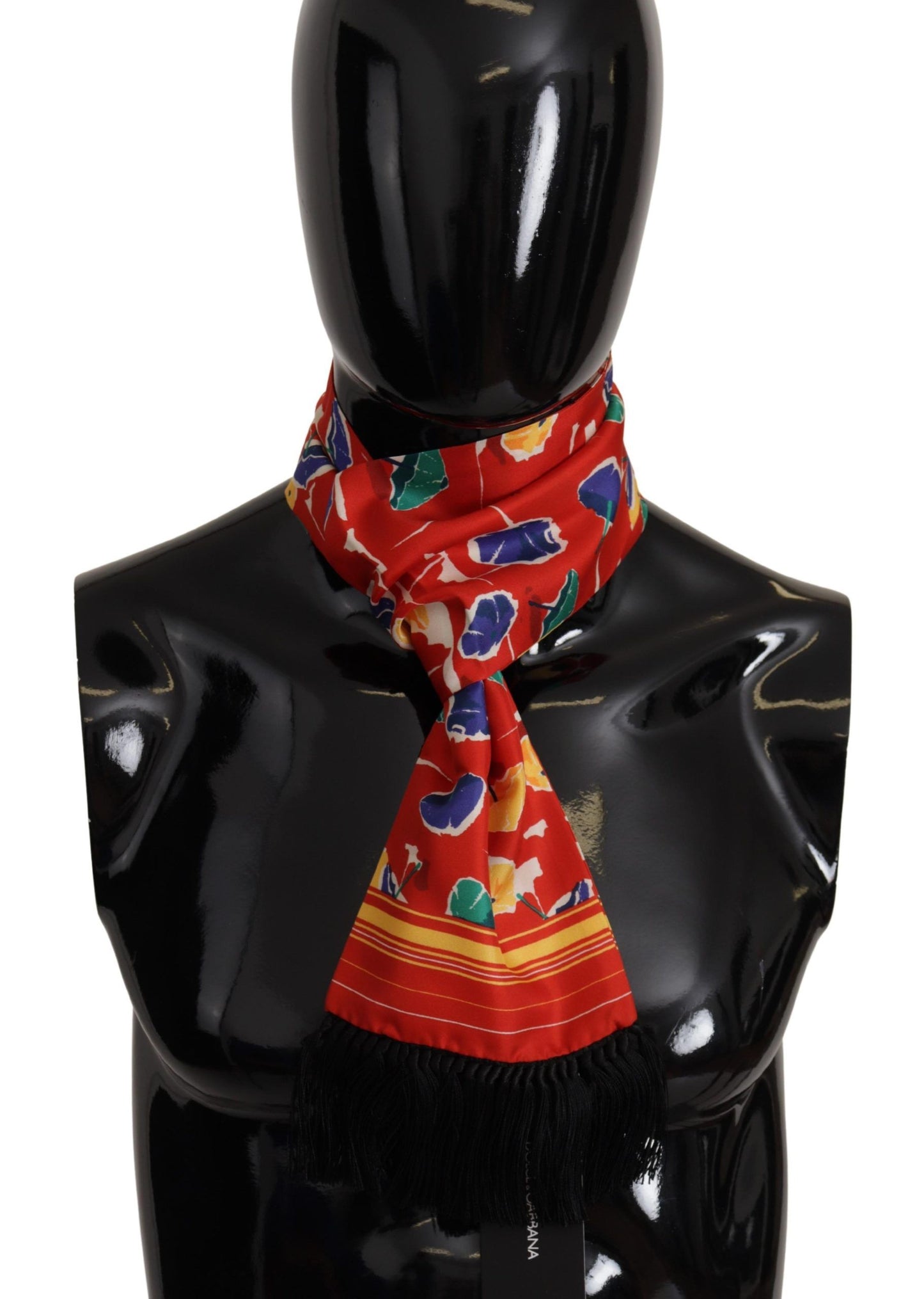  - Elegant Multicolor Silk Men's Scarf