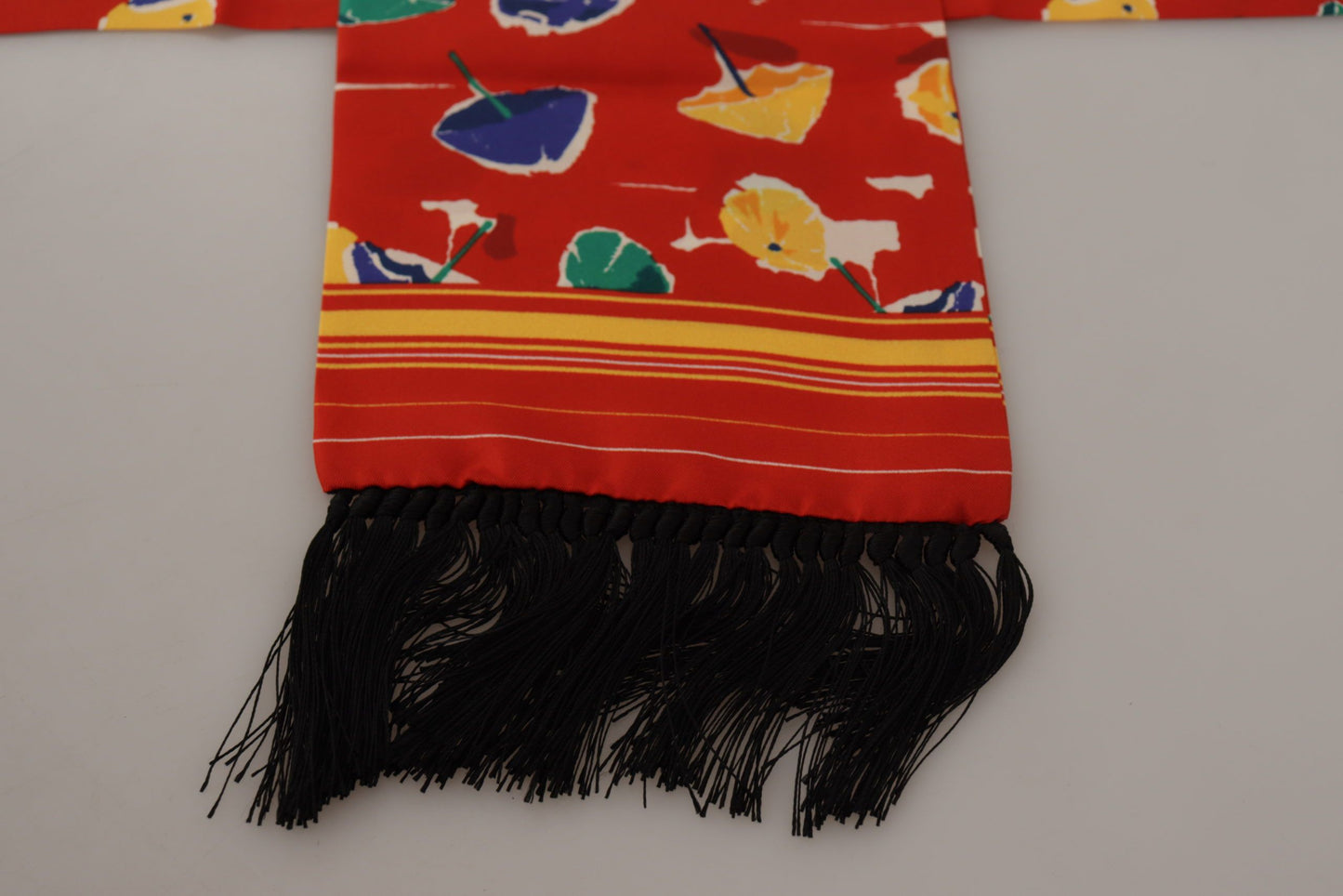  - Elegant Multicolor Silk Men's Scarf