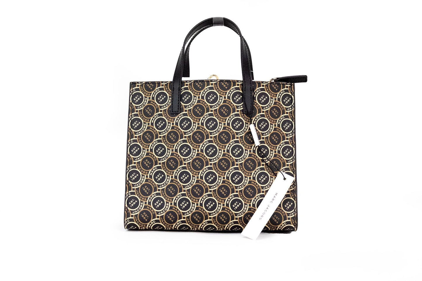  - Mini Grind Signet Printed Leather Crossbody Tote Handbag Purse