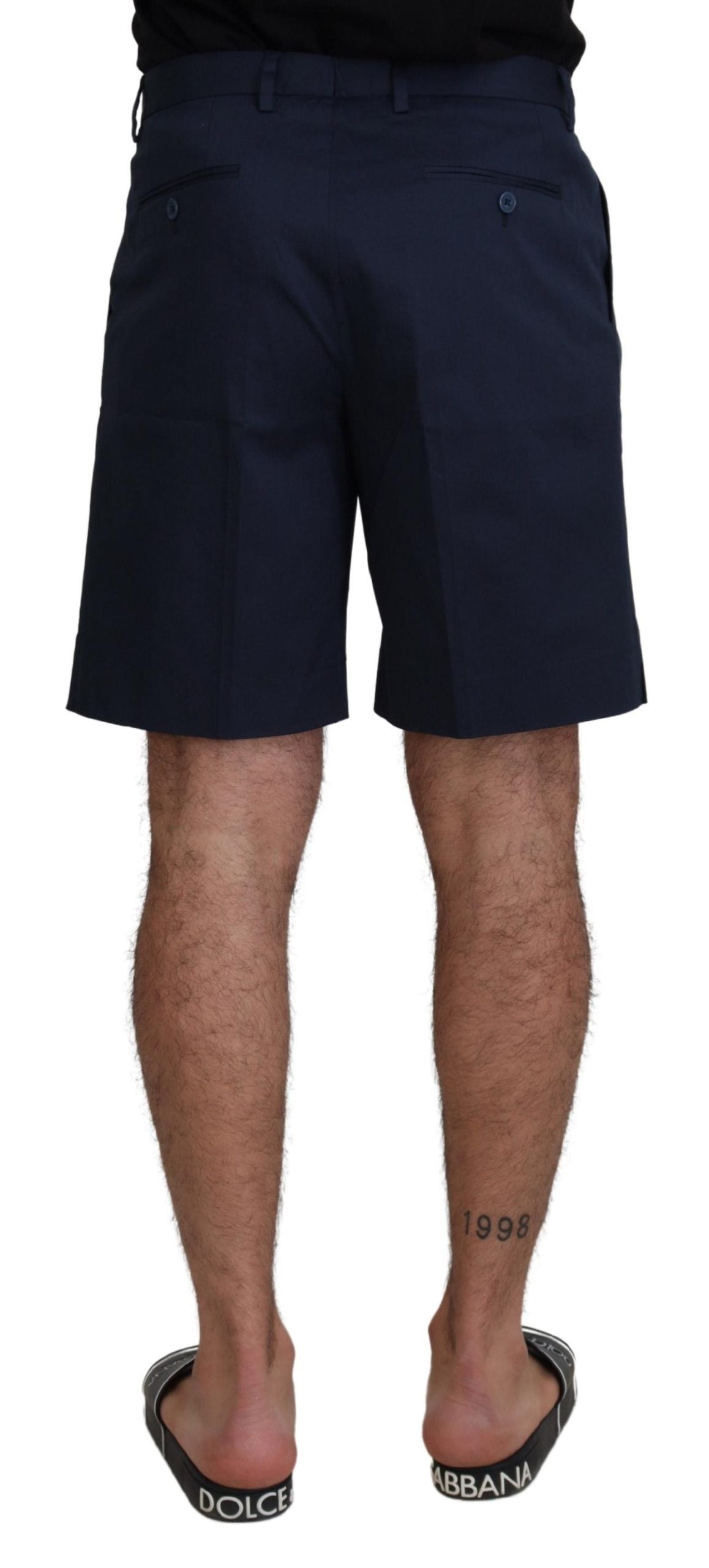  - Elegant Blue Chino Shorts