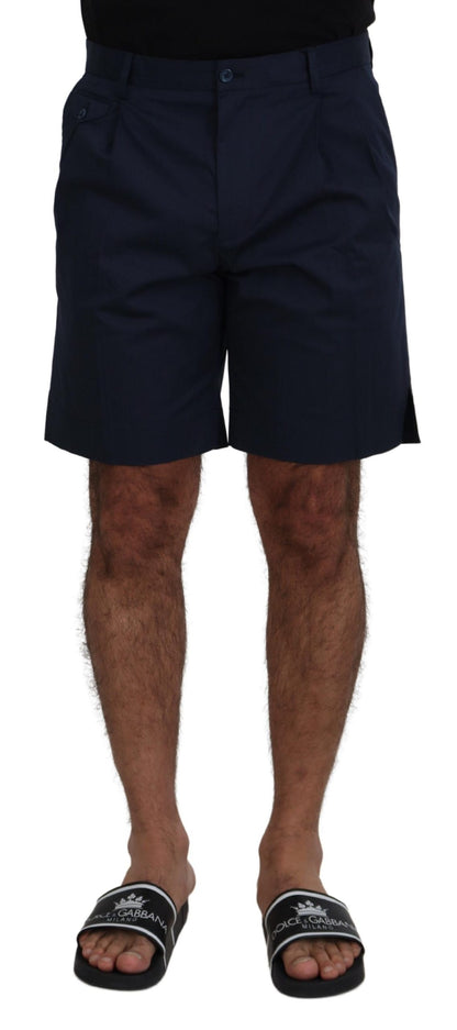  - Elegant Blue Chino Shorts