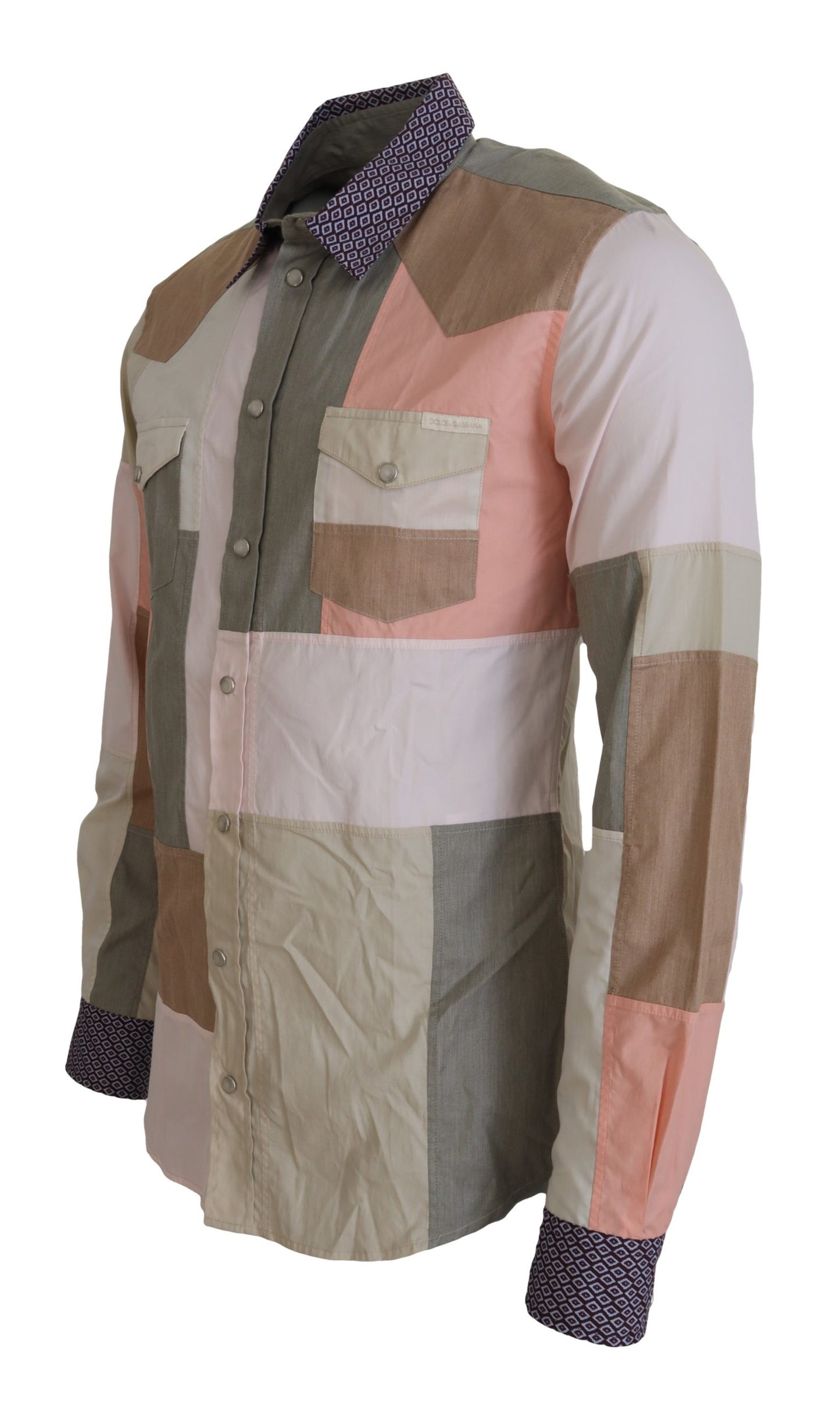  - Elegant Multicolor Slim Fit Casual Shirt