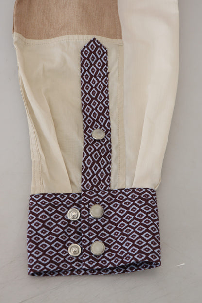  - Elegant Multicolor Slim Fit Casual Shirt