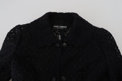  - Classic Button Down Knitted Long Jacket