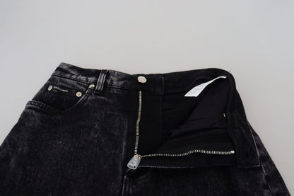  - Elegant Black Denim Pants