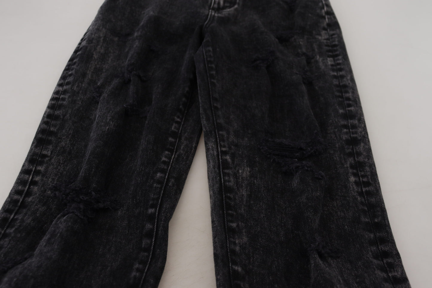  - Elegant Black Denim Pants