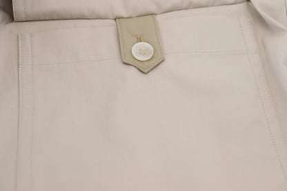  - Elegant Beige Cotton Trousers