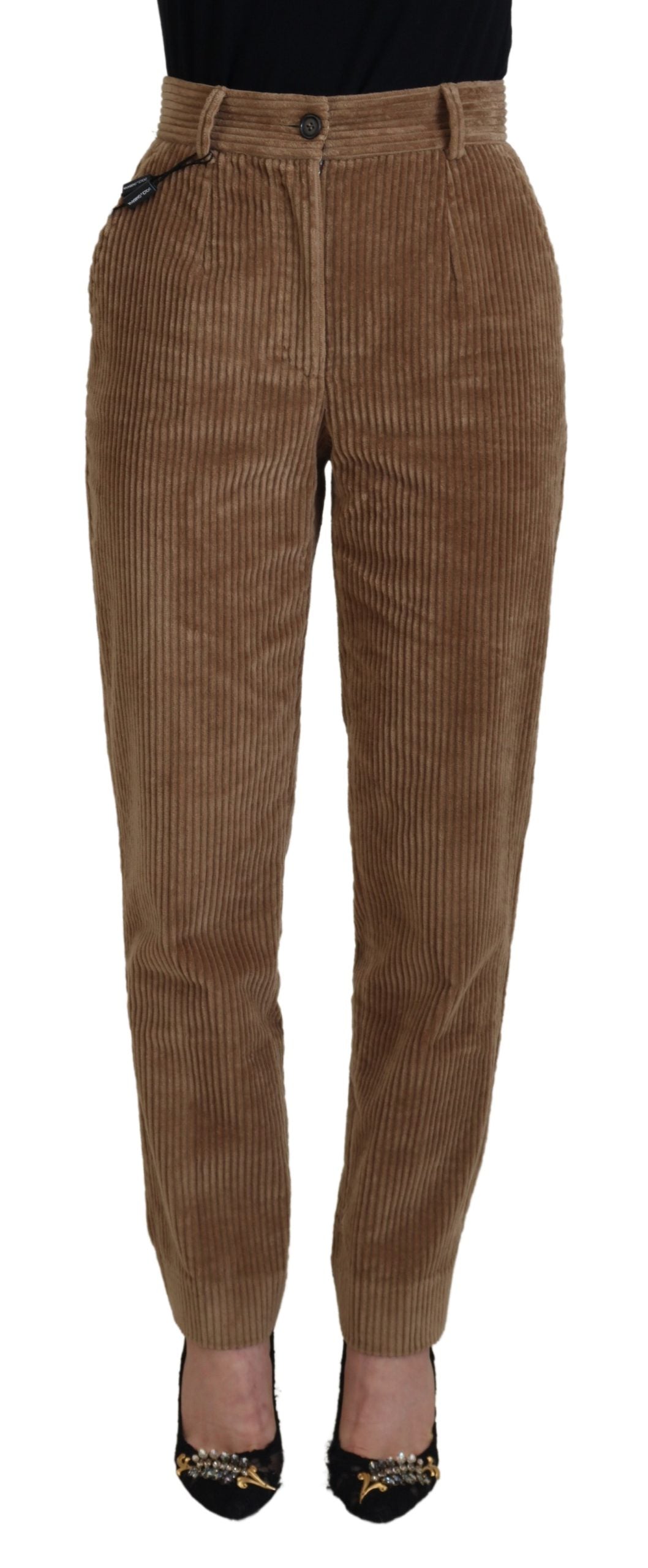  - Elegant Brown Corduroy Pants for Sophisticated Style