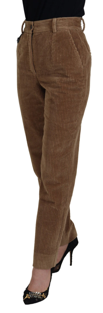  - Elegant Brown Corduroy Pants for Sophisticated Style