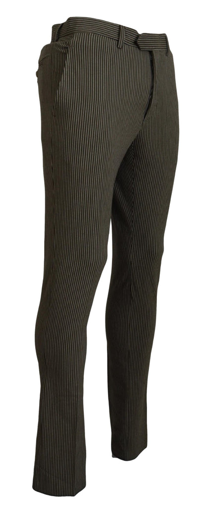  - Elegant Multicolor Pure Cotton Trousers