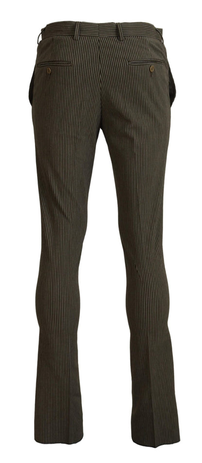  - Elegant Multicolor Pure Cotton Trousers