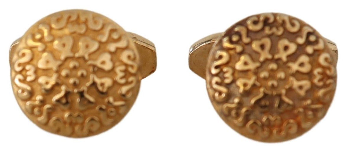 Gold Plated Brass Cufflinks