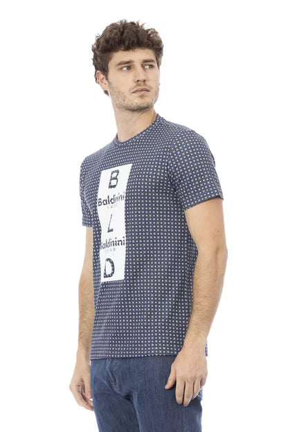  - Gray Cotton Men T-Shirt