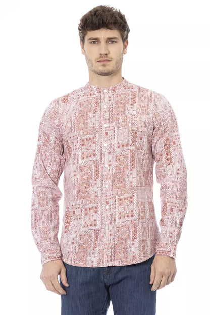  - Red Cotton Men Shirt