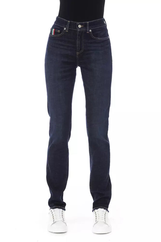  - Blue Cotton Women Jeans